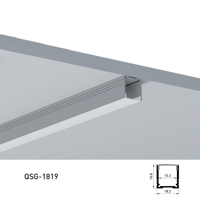 Aluminum U Channel Light Diffuser For 15mm Double Row LED Strips Aluminum U Channel Light Diffuser For 15mm Double Row LED Strips